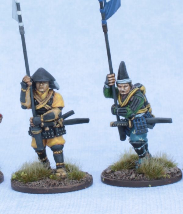 ASH 09. Bannermen with large nobori - advancing