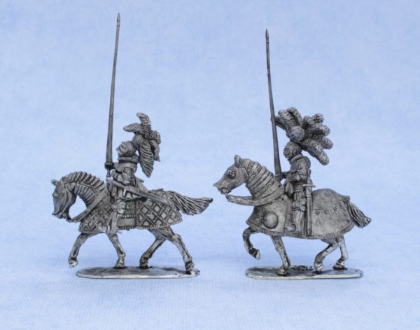 REN 06. Mounted Renaissance Knights, with raised lances (I)