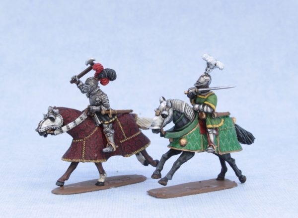 REN 10. Mounted Renaissance Knights - charging (I) - hand weapons