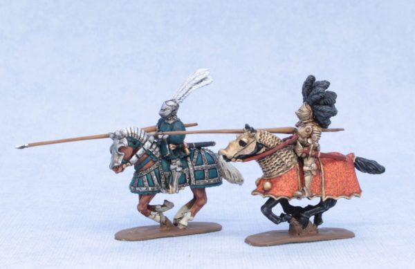 REN 11. Mounted Renaissance Knights charging (II) - lances