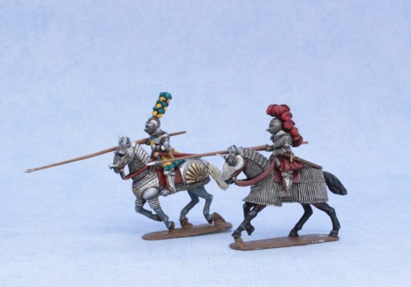 REN 12. Mounted Renaissance Knights charging (III) - lances