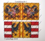 WFD 23. Landsknecht Flags - Imperial Eagles 1